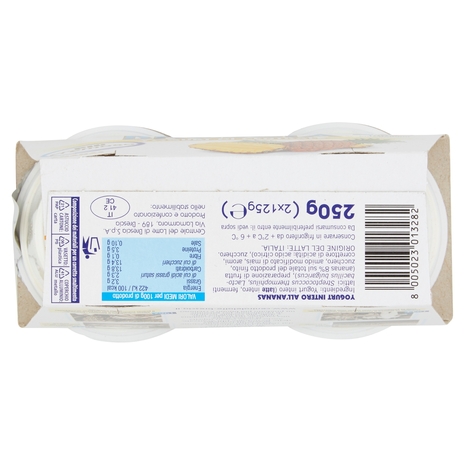 Yogurt Intero all'Ananas, 2x125 g